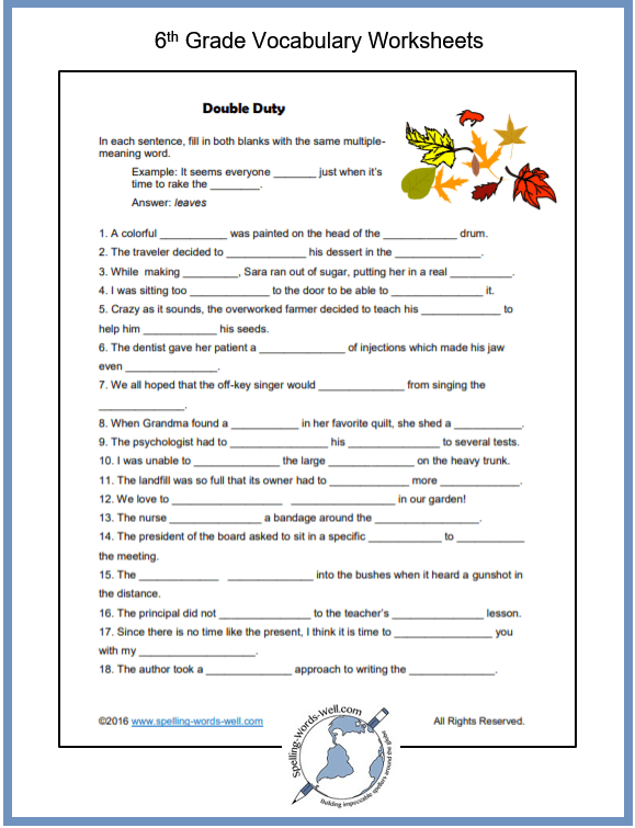 Worksheet 6. Worksheet 6 Grade. Vocabulary Worksheets. Vocabulary 6 Grade. Vocabulary 6th Grade.